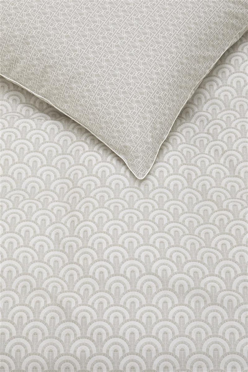 Riviera Maison dekbedovertrek Arched - 140x200/220 cm - zand - vtwonen shop