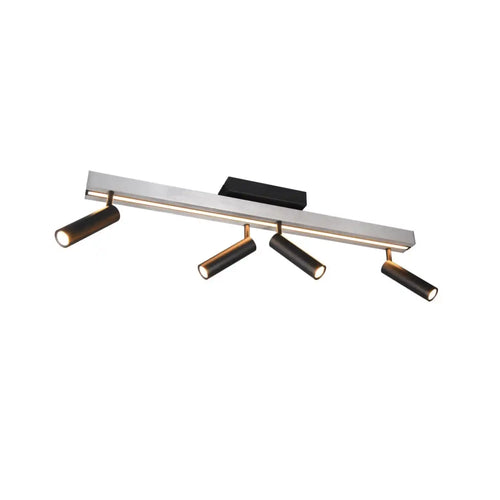 Trio Leuchten plafondlamp Zeno - 4 lichts -  133  x 8.5   cm - aluminium