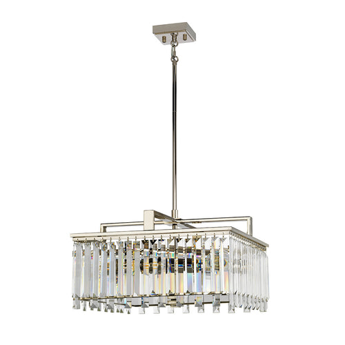 Elstead Aries - 4-lichts grote kristallen hangende kroonluchter