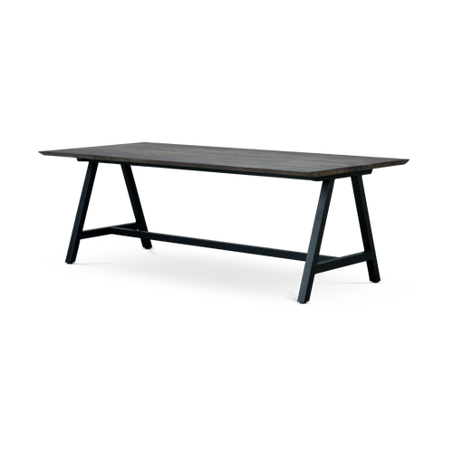 Rowico Home Carradale verlengbare houten eettafel donker eiken - 220 x 100 cm - vtwonen shop