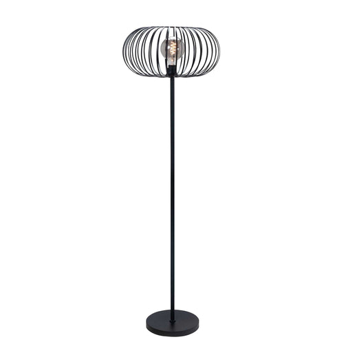 Highlight vloerlamp Bolato - 1 lichts - 50  x 164   cm - zwart - vtwonen shop