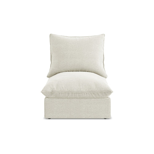LaMiaSofa Bankmodule midden Ravenna - bouclé - zand - 75x90x77