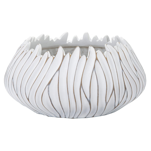 Mauro Ferretti cachepot - Ø 40x20 cm - wit
