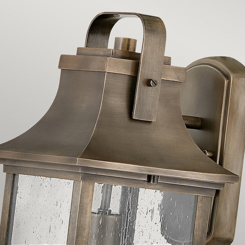 Elstead Hinkley Grant Outdoor Wandlantaarn Gebronsd Brons, IP44