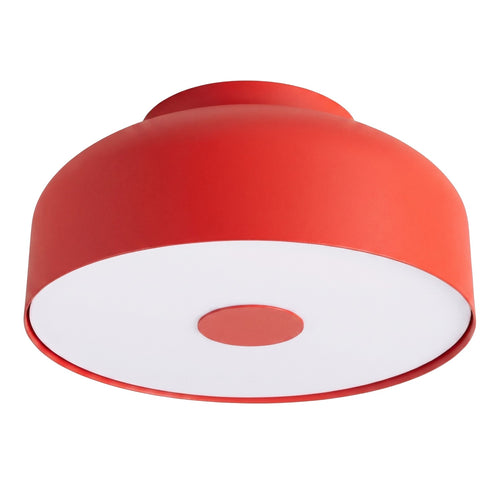 Sollux Lighting Plafondlamp OMIQ rood - 30x30x15cm