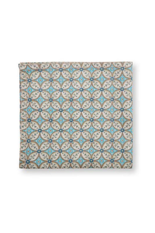 Pip Studio Servetten - Blooming Tales - 100% Katoen - Khaki - Set van 4