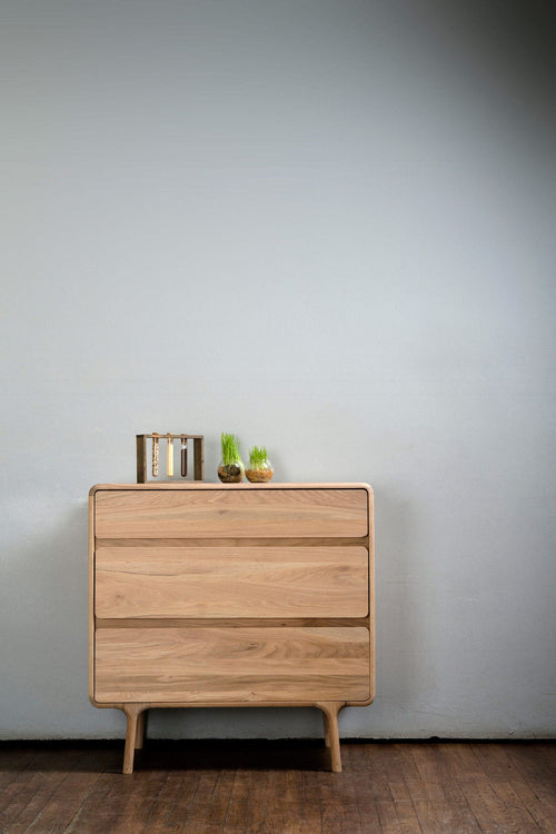Gazzda Fawn Drawer Eikenhouten Ladekast - Naturel - vtwonen shop
