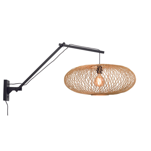 GOOD&MOJO wandlamp Andes - zwart - Ø60cm - vtwonen shop