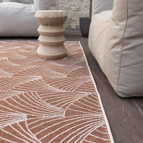 Interieur05 Buitenkleed Deco roest/wit dubbelzijdig - 160 x 230 cm - vtwonen shop