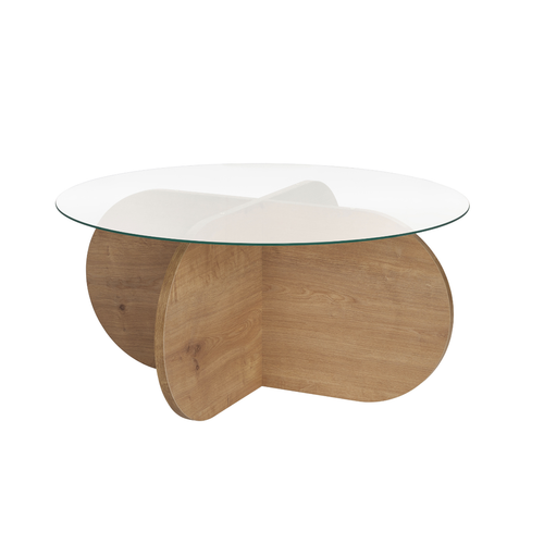 Calicosy - Salontafel met gekruiste poten AERIS - 75x75x35 cm