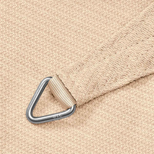 Platinum schaduwdoek Coolfit rechthoek gebroken wit 3.0x4.0x3.0x4.0 m