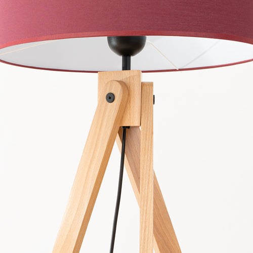 Sollux Lighting Staande lamp NATT bordeaux - 77x77x140cm