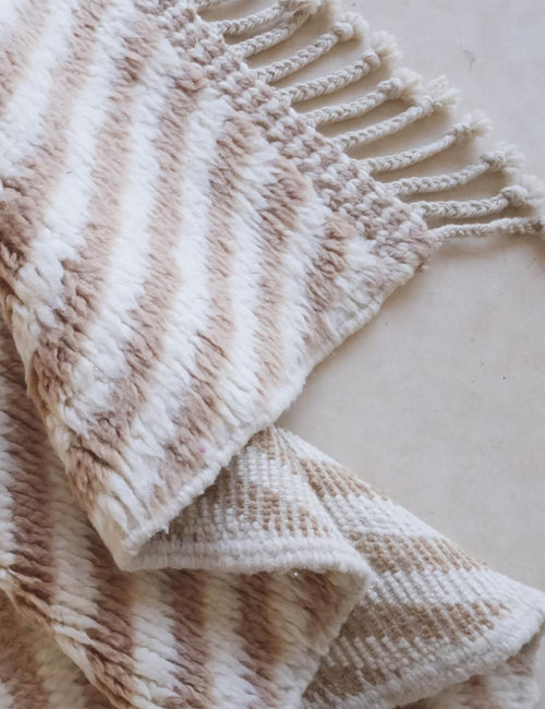 AFK Living vloerkleed Berber - handgemaakt - Wol - 211 x 305 cm