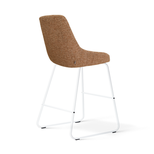 Nolon Nino-Isa barkruk bruin blend - wit onderstel - 65 cm