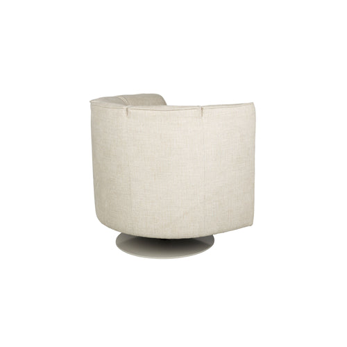 Dutchbone Flower Fauteuil/ Draaistoel Beige
