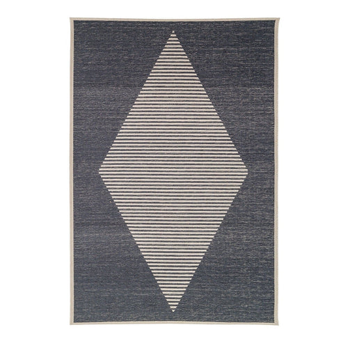 AFK Living vloerkleed Diatonique - voor binnen en buiten - blauw - 191 x 290 cm