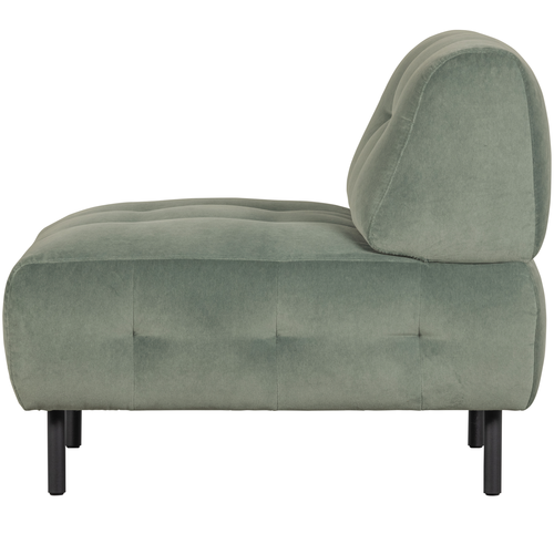 WOOOD fauteuil Lloyd - Velvet - Waterplant - 75x90x90 - vtwonen shop