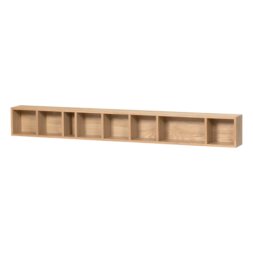 vtwonen Wandkast Show It - MDF - Naturel - 16x130x12