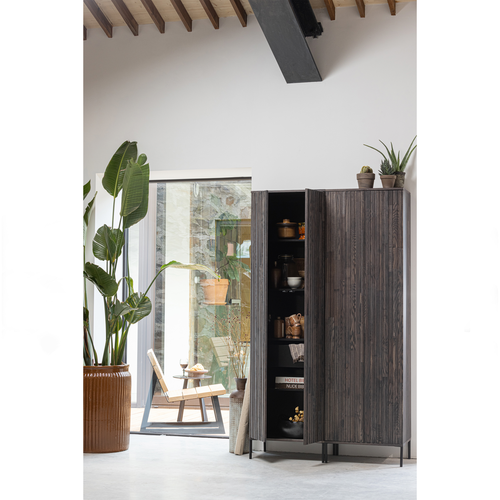 WOOOD tuinstoel Banco - Hout/Metaal - Nature - 78x68x82 - vtwonen shop