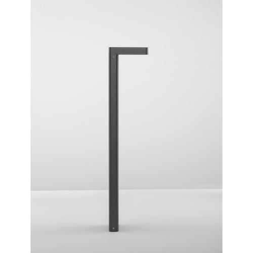 Merano Alberta Tuinpaal antraciet aluminium, helder glas LED 8W 560Lm 3000K IP65