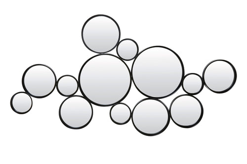 Light & Living spiegel CIELO - 127x3.5x64.5cm - zwart - vtwonen shop