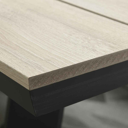 Bell picknick Set - 280x178 cm - carbon black - light teak Vironwood - vtwonen shop