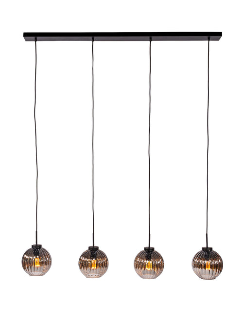 Duverger® hanglamp Smoked Vintage - gerookt glas - 4 lichtpunten - vtwonen shop