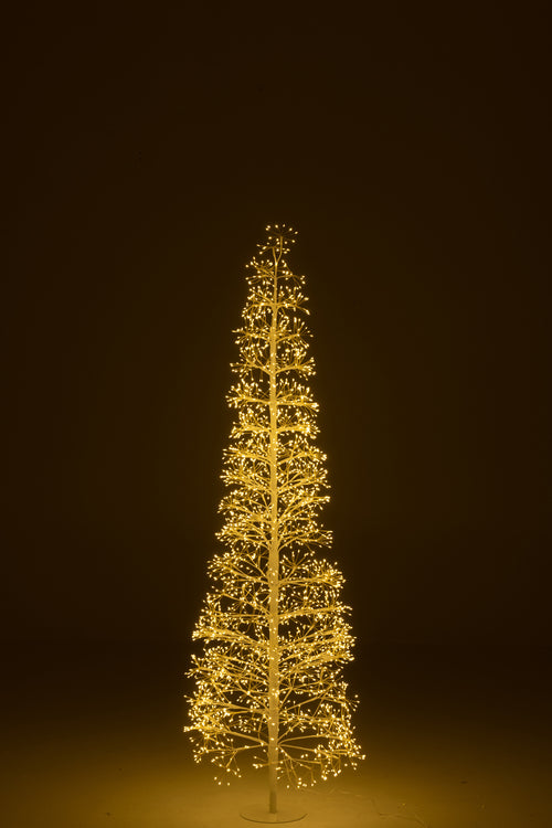 J-Line decoratie Boom - warm witte - ijzer - wit - large - vtwonen shop