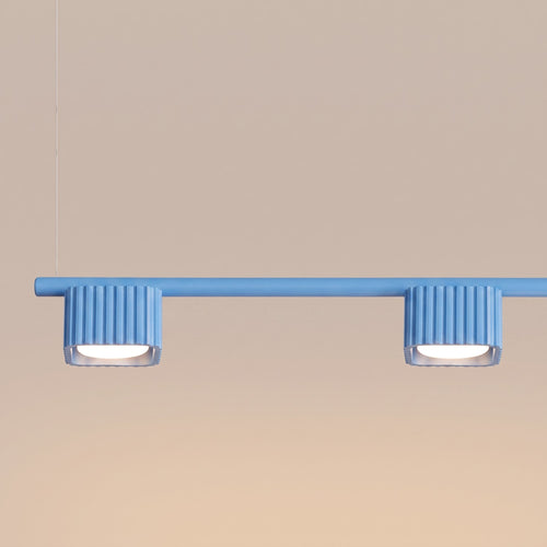 Sollux Lighting Kroonluchter RIFF 4 azuurblauw Gx53 - 122x10x208cm