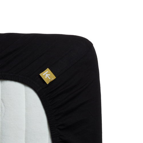 Beddinghouse - Jersey Stretch (5% lycra) - Hoeslaken - 90x220 cm - Zwart - premium kwaliteit - vtwonen shop
