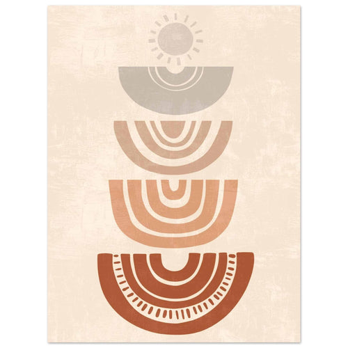 Artfulprints  Boho – Rising rhythm   poster 30x40 cm - vtwonen shop