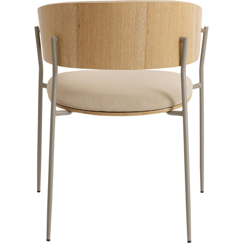 Kare Design Stoel met armleuningen Cindy eik
