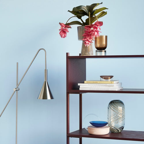 Hübsch vaas Swirl - glas - ø15xh28cm - vtwonen shop