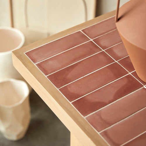 Tikamoon Consoletafel in mindi en keramiek - Naturel - vtwonen shop