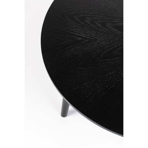 Housecraft Living Fabio Salontafel Rond 80 cm Hout Zwart