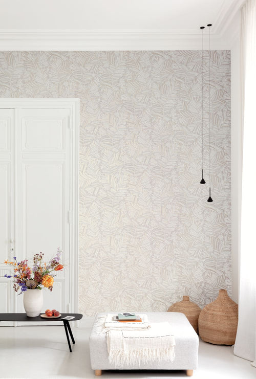 Masureel behang bladeren grijs - 53 cm x 10.05 m - 632051 - vtwonen shop