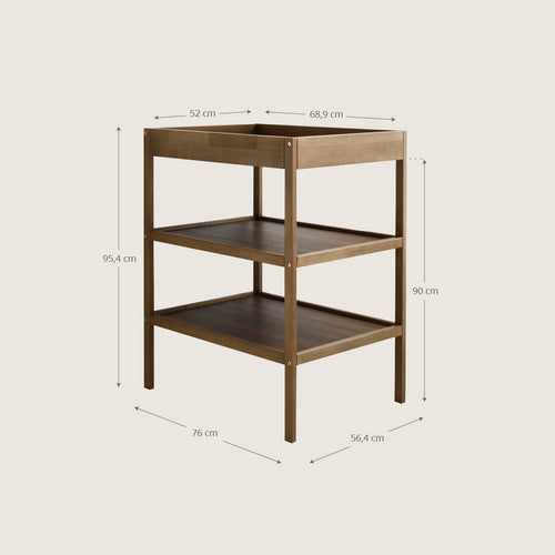 Petite Amélie Baby Luiertafel Hetre - Premium Cocoa - vtwonen shop
