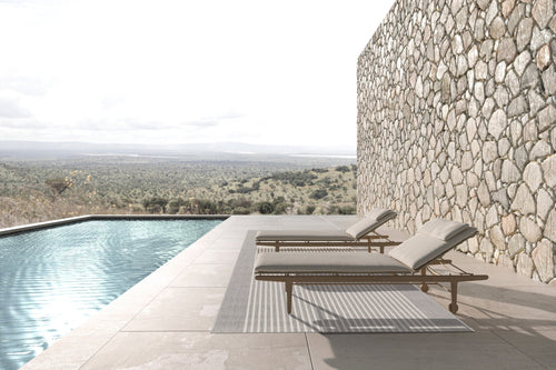 AFK Living vloerkleed Audrey - voor binnen en buiten - grijs - 120 x 170 cm