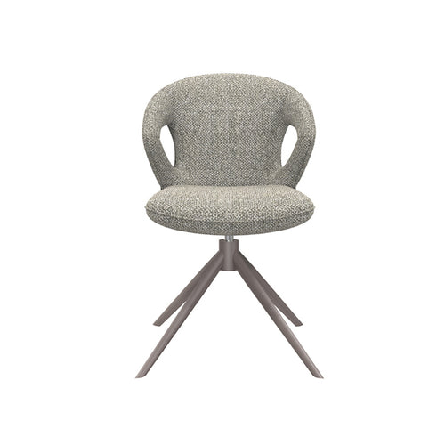 LABEL51 Eetkamerstoel Zurich - Grijs/Brons - Draaibaar - vtwonen shop
