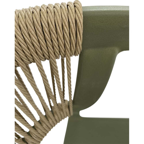 Lesli Living bistrostoel Terrasa - groen - 56x55x74,5cm