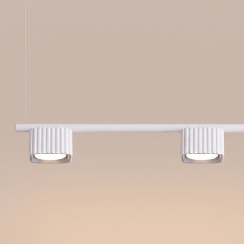 Sollux Lighting Kroonluchter RIFF 4 wit Gx53 - 122x10x208cm