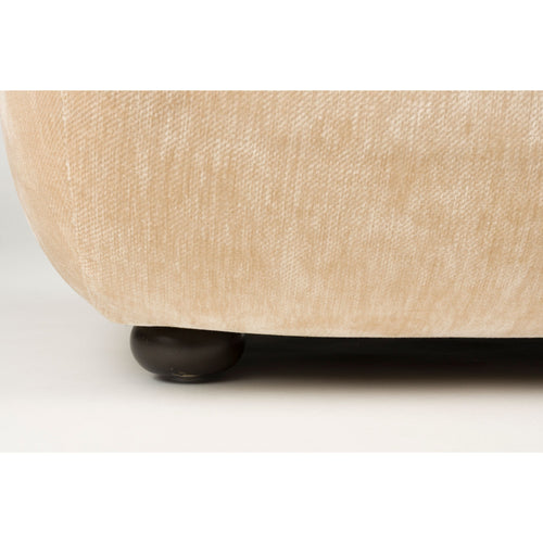 Dutchbone Wyatt Fauteuil Velours Beige - vtwonen shop