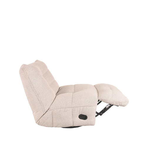 LABEL51 Fauteuil Take It Easy - Naturel Bouclé - Draaibaar - 84x104x94cm - vtwonen shop