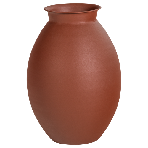 WOOOD vaas xxl Caro - Metaal - Bruin - 70x50x50