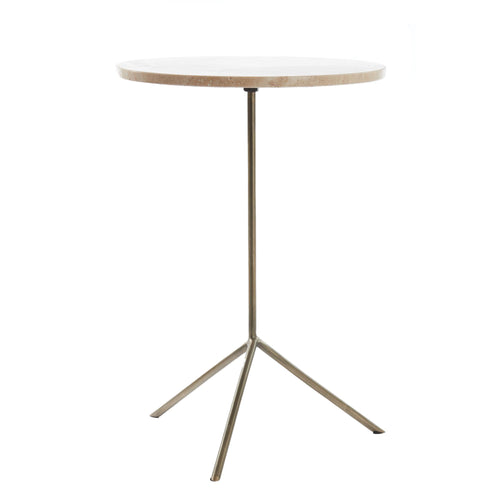 Light & Living bijzettafel Gimi - bruin - Ø40cm - vtwonen shop