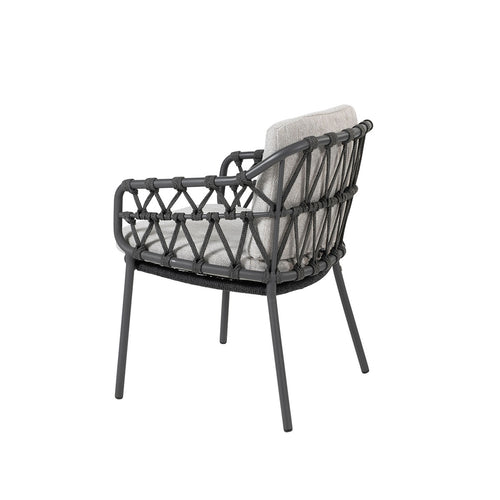 4 Seasons lounge dining stoel Calpi antraciet