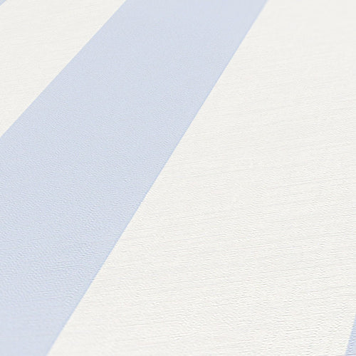 Livingwalls behang strepen blauw en wit - 53 cm x 10.05 m - AS-314024 - vtwonen shop