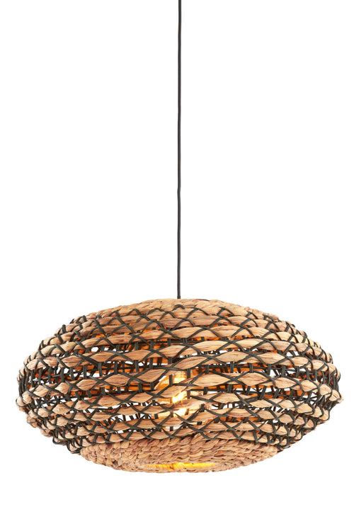 Light & Living hanglamp TRIPOLI - zwart - Ø50x23.5cm