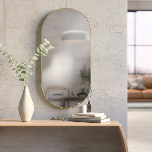 Umbra pilvormige spiegel Hubba - 45 x 91 x 4 cm - goud