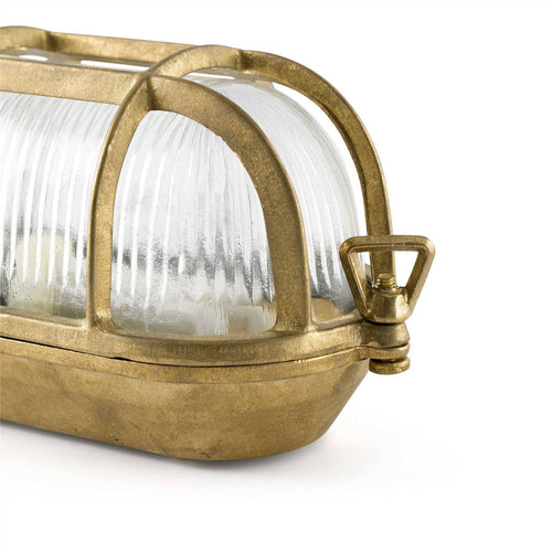 Faro Cabo - 1 Light Outdoor Bulkhead Wandlamp Messing IP65, E27